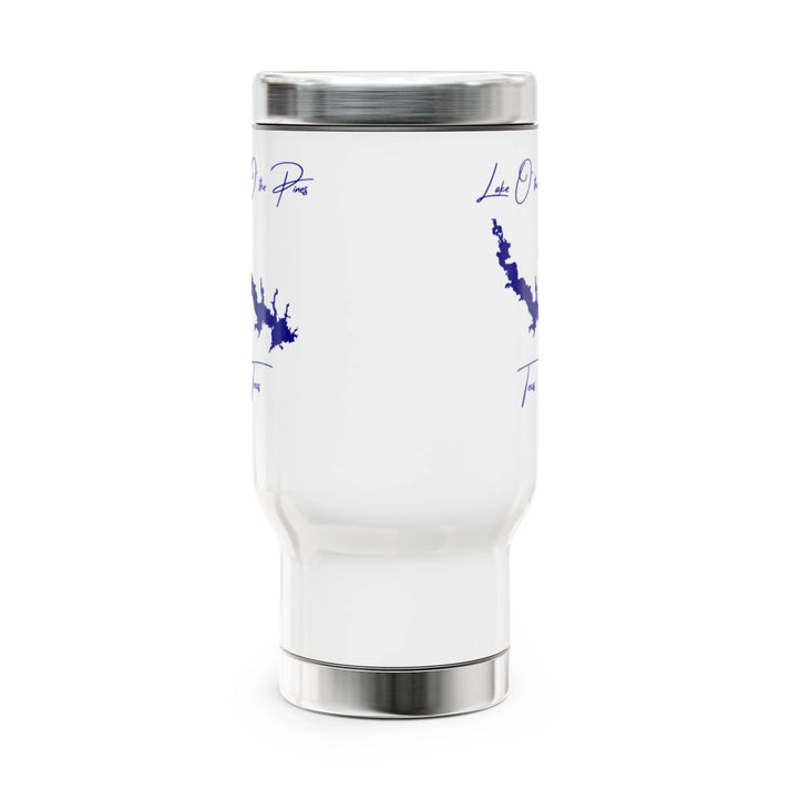 Texas  Lake  O'  the  Pines  Travel  Mug  other  position  view  from  front  14oz.webp