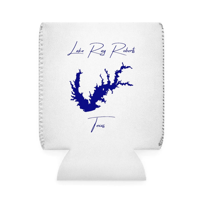 Texas  Lake  Ray  Roberts  Can  Koozie  front  position  view  from  front-1  white.webp