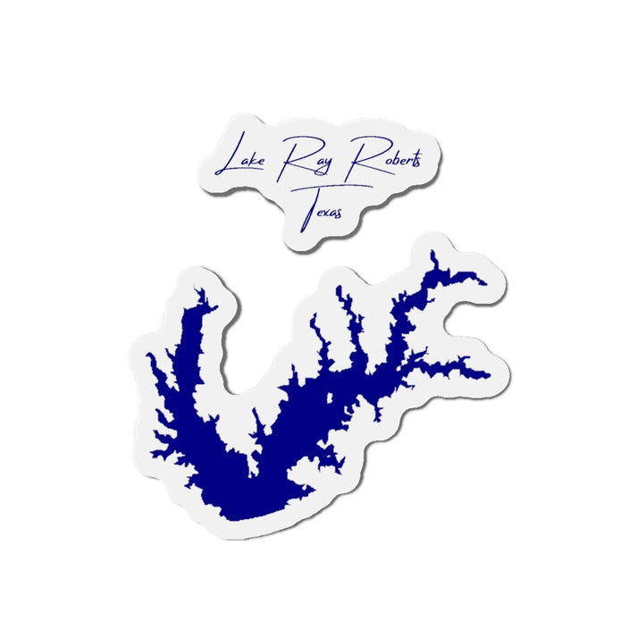 Texas  Lake  Ray  Roberts  Die  Cut  Magnet  front  position  view  from  front  4  x  4.webp