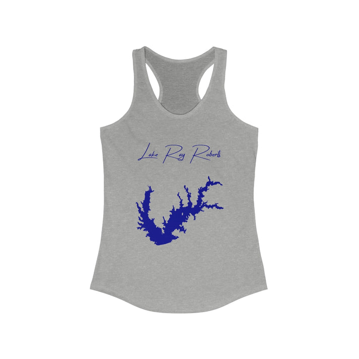 Texas  Lake  Ray  Roberts  Racerback-Tank  front  position  view  from  front  heather  grey.webp