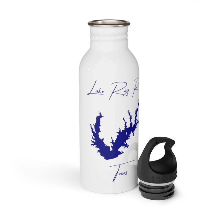 Texas  Lake  Ray  Roberts  Water  bottle  other  position  view  from  open  white.webp