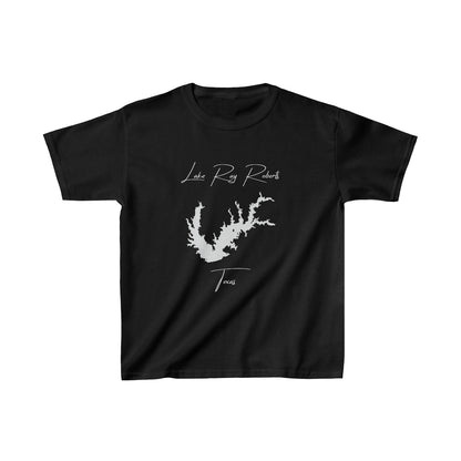 Texas  Lake  Ray  Roberts  Youth  T-shirt  front  position  view  from  front  black.webp