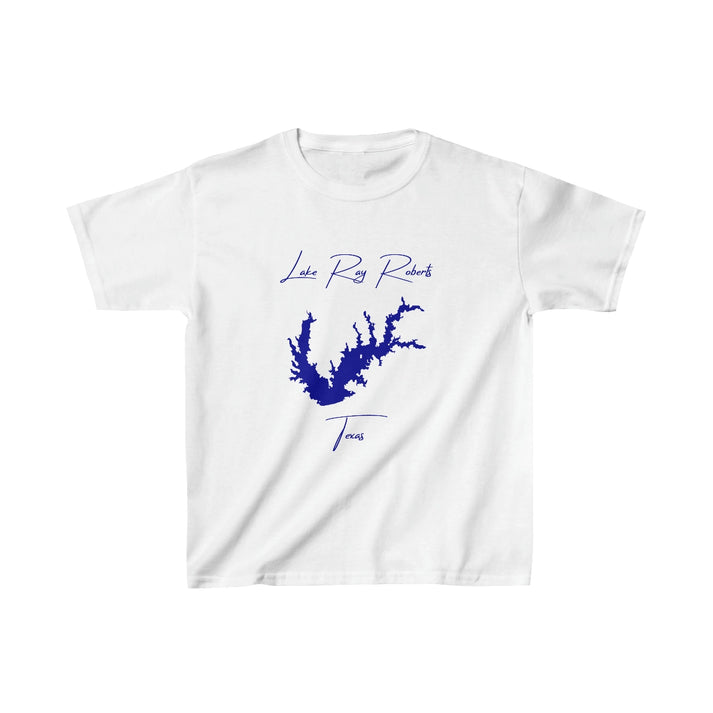 Texas  Lake  Ray  Roberts  Youth  T-shirt  front  position  view  from  front  white.webp