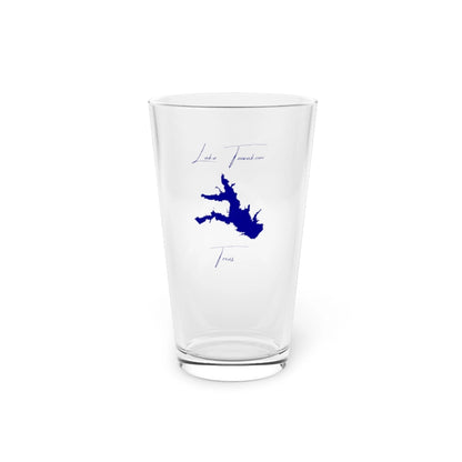 Texas  Lake  Tawakoni  16oz  Pint  Glass  front  position  view  from  front  16oz.webp
