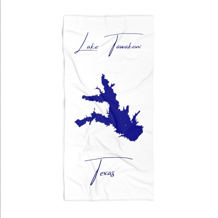 Texas  Lake  Tawakoni  Beach  Towel  front  position  view  from  front  36  x  72.webp