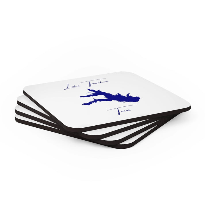 Texas  Lake  Tawakoni  Coaster  Set  front  position  view  from  stacked  3.75  x  3.75.webp
