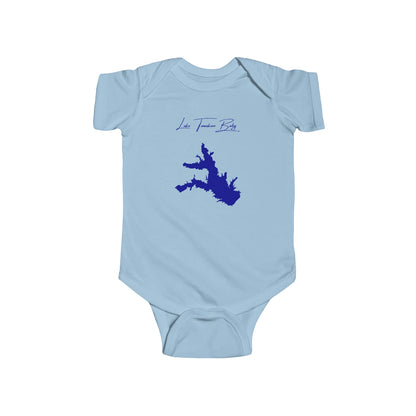 Texas  Lake  Tawakoni  Onesie  front  position  view  from  front  light  blue.webp