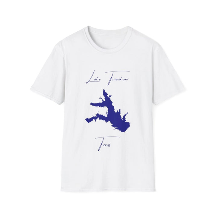 Texas  Lake  Tawakoni  T-shirt  front  position  view  from  front  white.webp