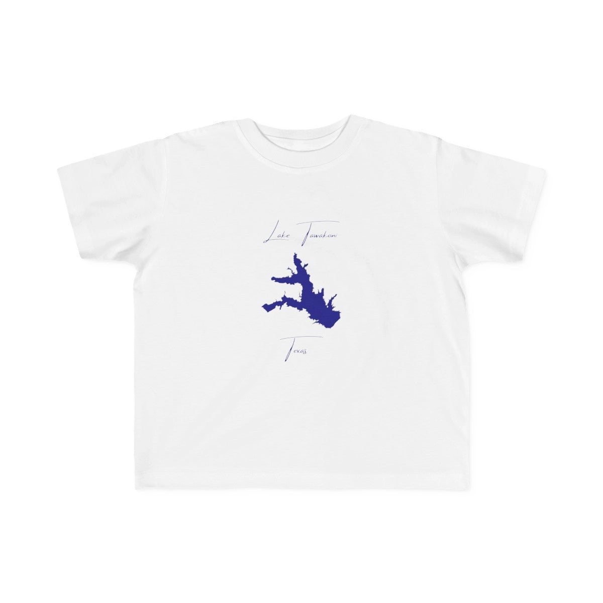 Texas  Lake  Tawakoni  Toddler  T-shirt  front  position  view  from  front  white.webp