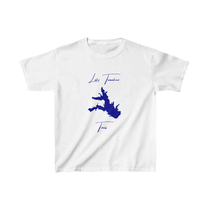 Texas  Lake  Tawakoni  Youth  T-shirt  front  position  view  from  front  white.webp