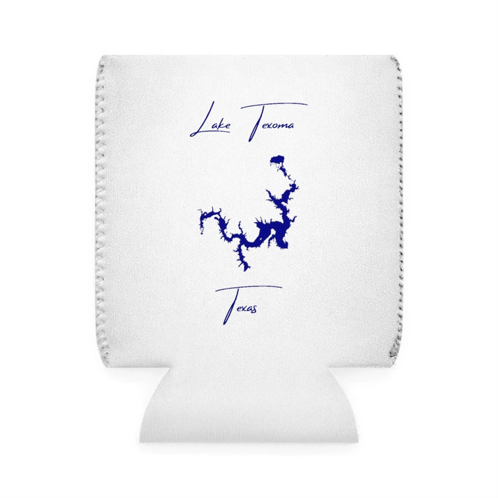 Texas  Lake  Texoma  Can  Koozie  front  position  view  from  front-1  white.webp