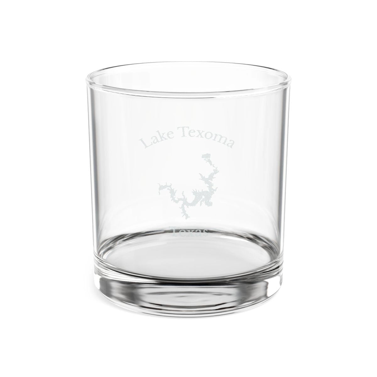 Texas  Lake  Texoma  Engraved  Whiskey  Glass  other  position  view  from  front  10.5oz.webp