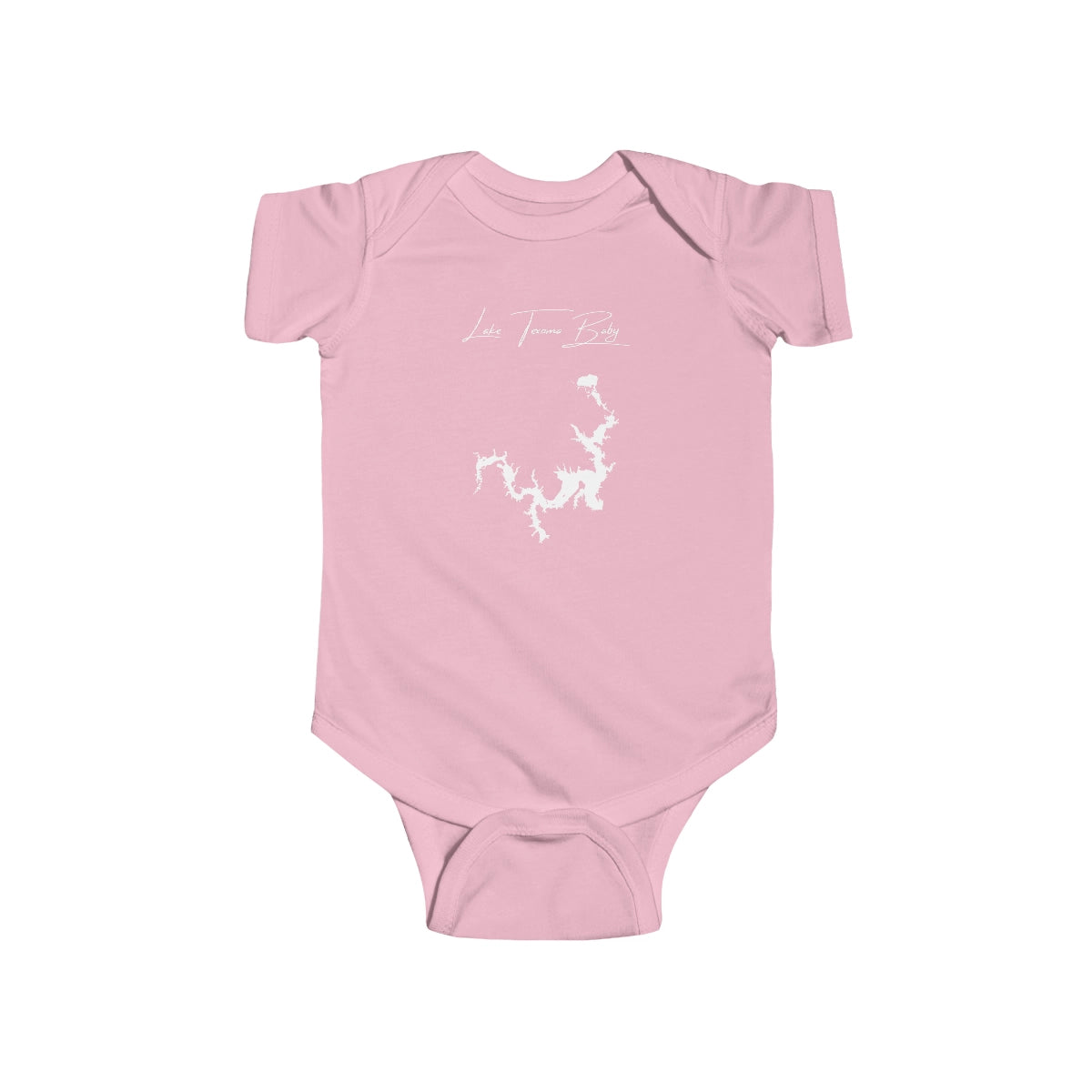 Texas  Lake  Texoma  Onesie  front  position  view  from  front  pink.webp
