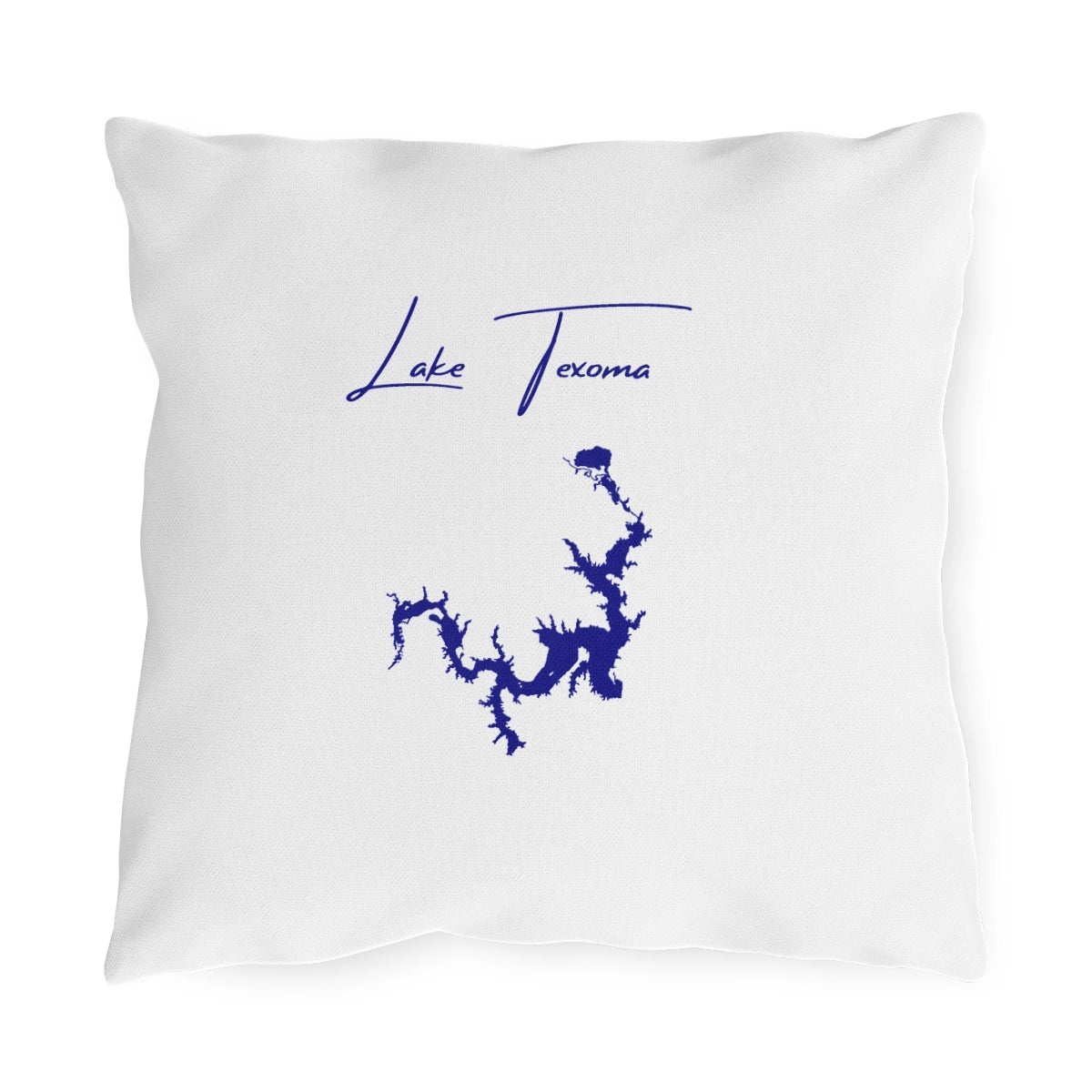 Texas  Lake  Texoma  Outdoor  Pillow  front  position  view  from  front  16  x  16.webp