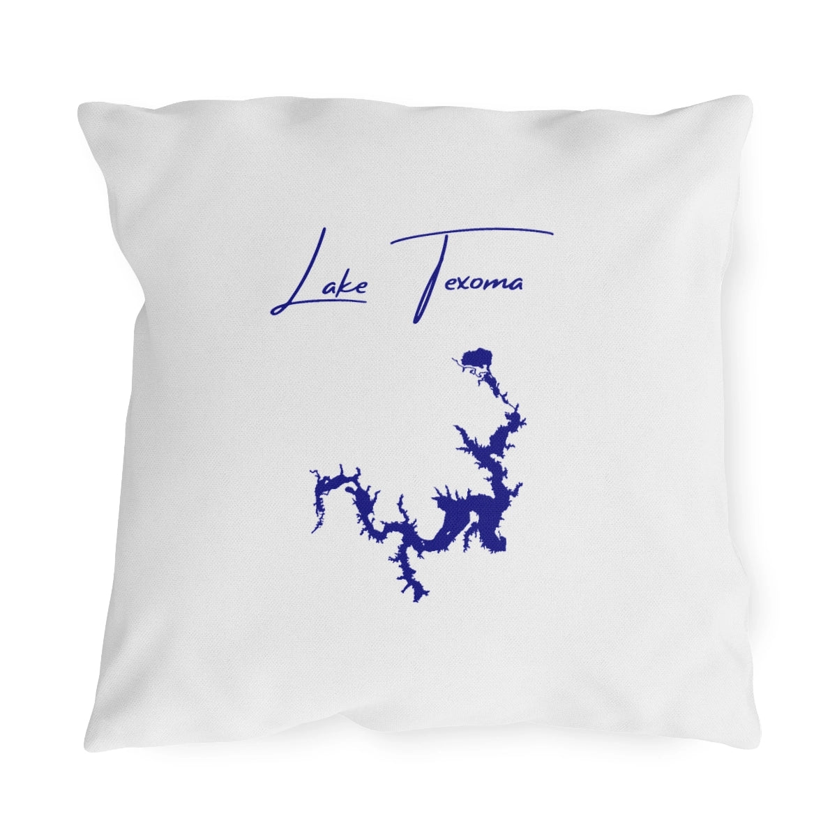 Texas  Lake  Texoma  Outdoor  Pillow  front  position  view  from  front  18  x  18.webp