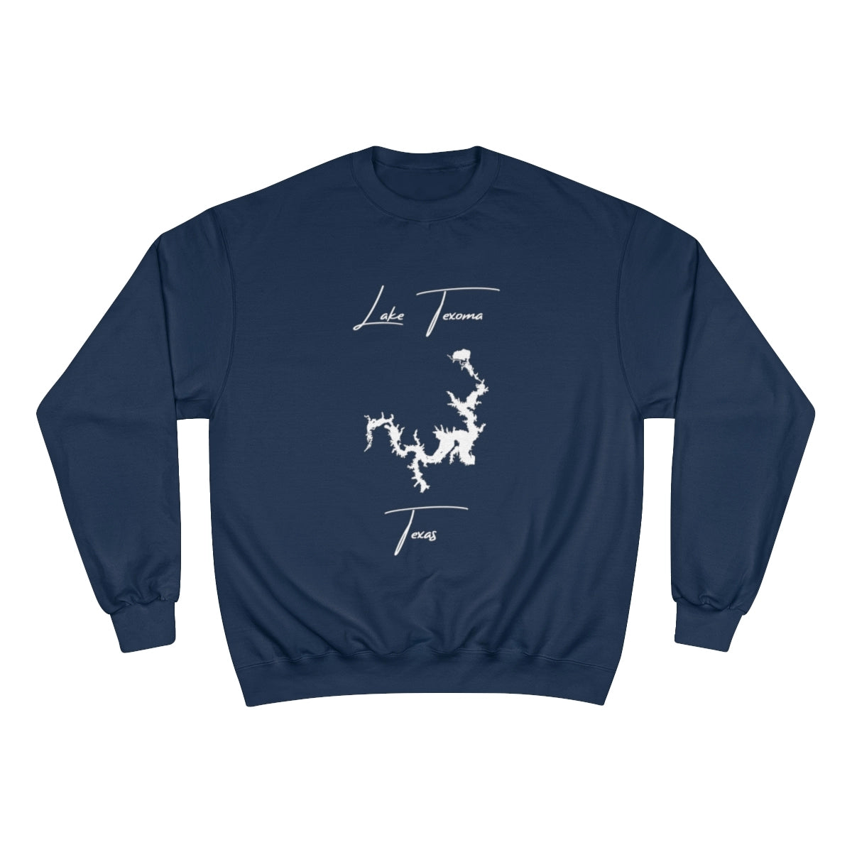 Texas  Lake  Texoma  Sweatshirt  front  position  view  from  front  navy.webp