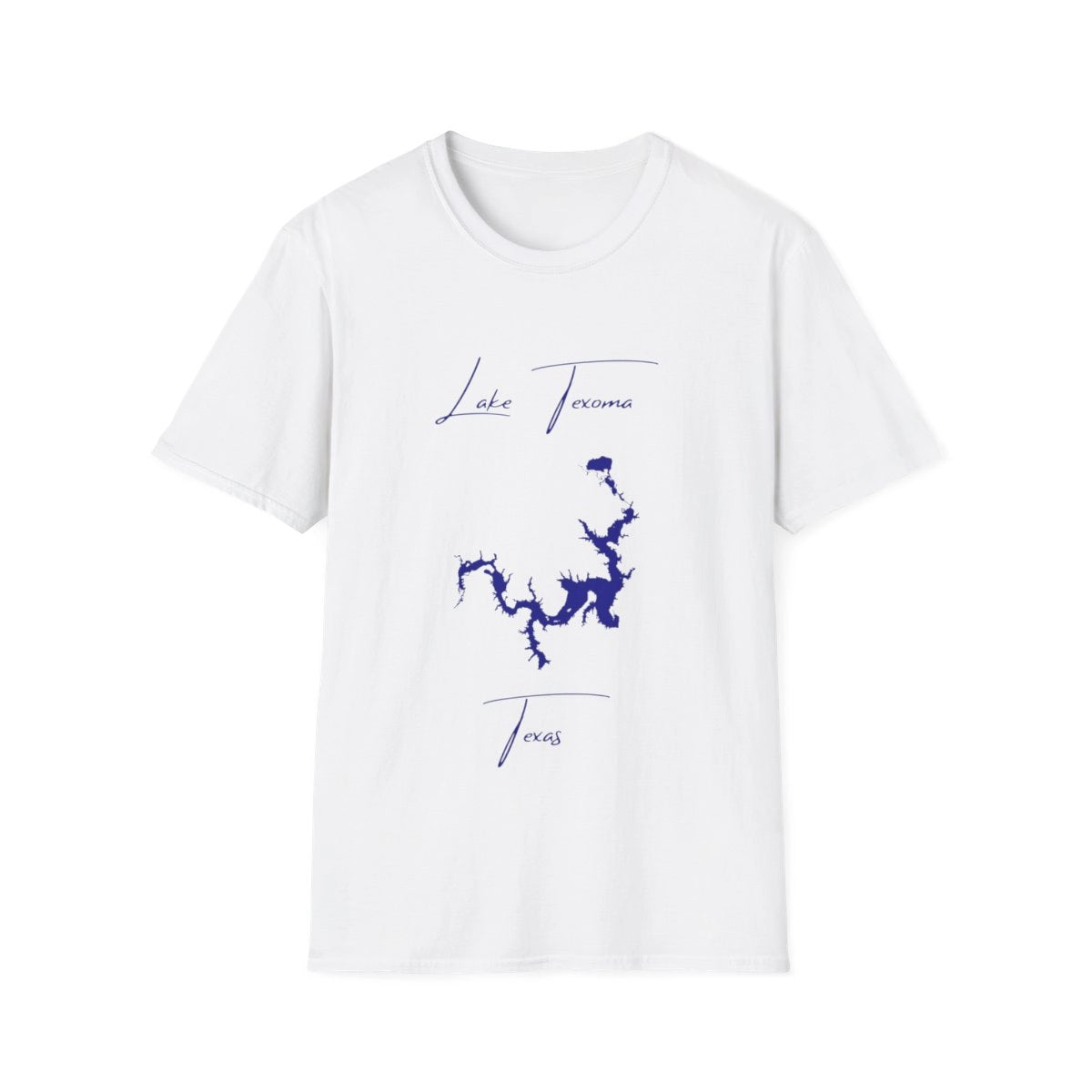 Texas  Lake  Texoma  T-shirt  front  position  view  from  front  white.webp