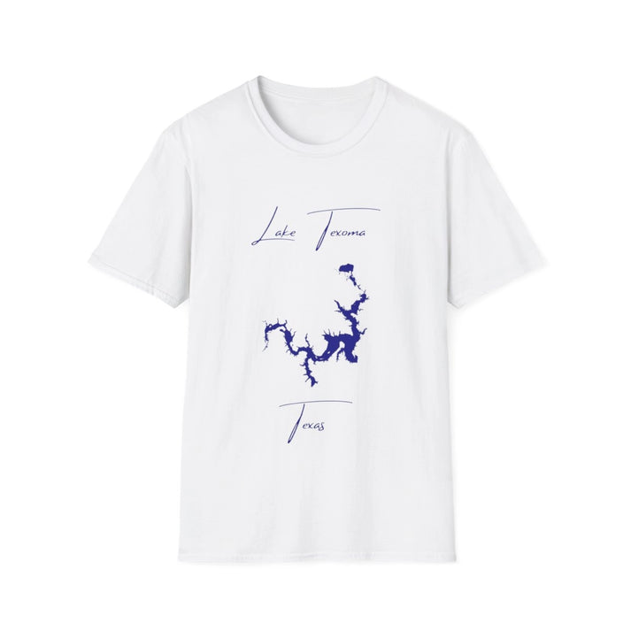 Texas  Lake  Texoma  T-shirt  front  position  view  from  front  white.webp