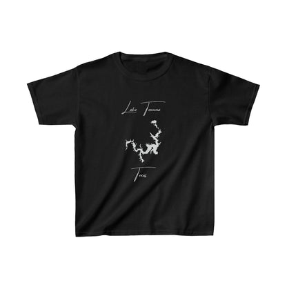 Texas  Lake  Texoma  Youth  T-shirt  front  position  view  from  front  black.webp