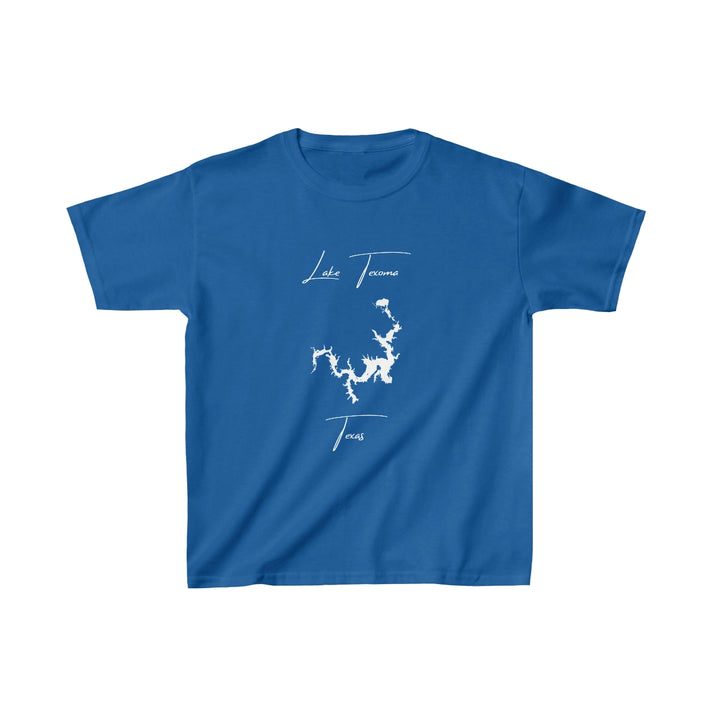 Texas  Lake  Texoma  Youth  T-shirt  front  position  view  from  front  royal.webp