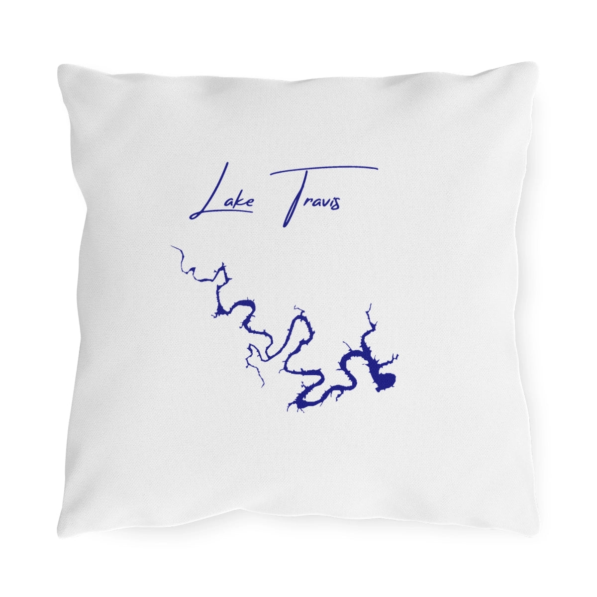 Texas  Lake  Travis  Outdoor  Pillow  front  position  view  from  front  16  x  16.webp