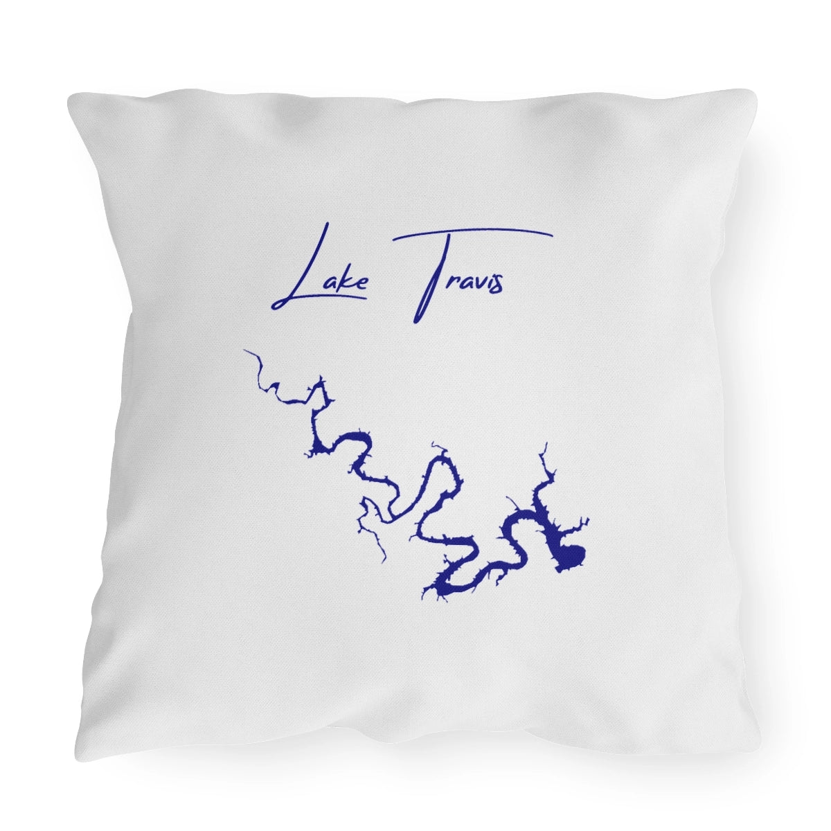 Texas  Lake  Travis  Outdoor  Pillow  front  position  view  from  front  20  x  20.webp