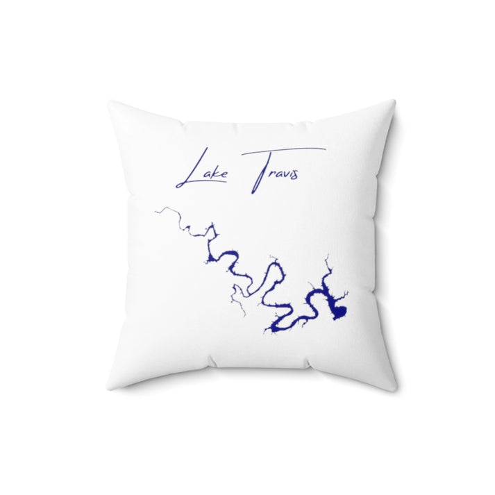 Texas  Lake  Travis  Pillow  front  position  view  from  front  16  x  16.webp