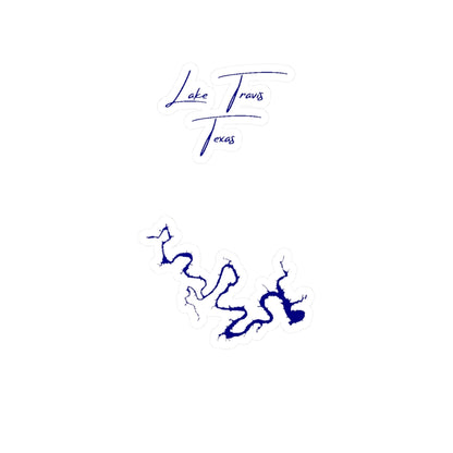 Texas  Lake  Travis  Vinyl  Decal  other  position  view  from  front  4  x  6.webp