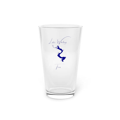 Texas  Lake  Whitney  16oz  Pint  Glass  front  position  view  from  front  16oz.webp