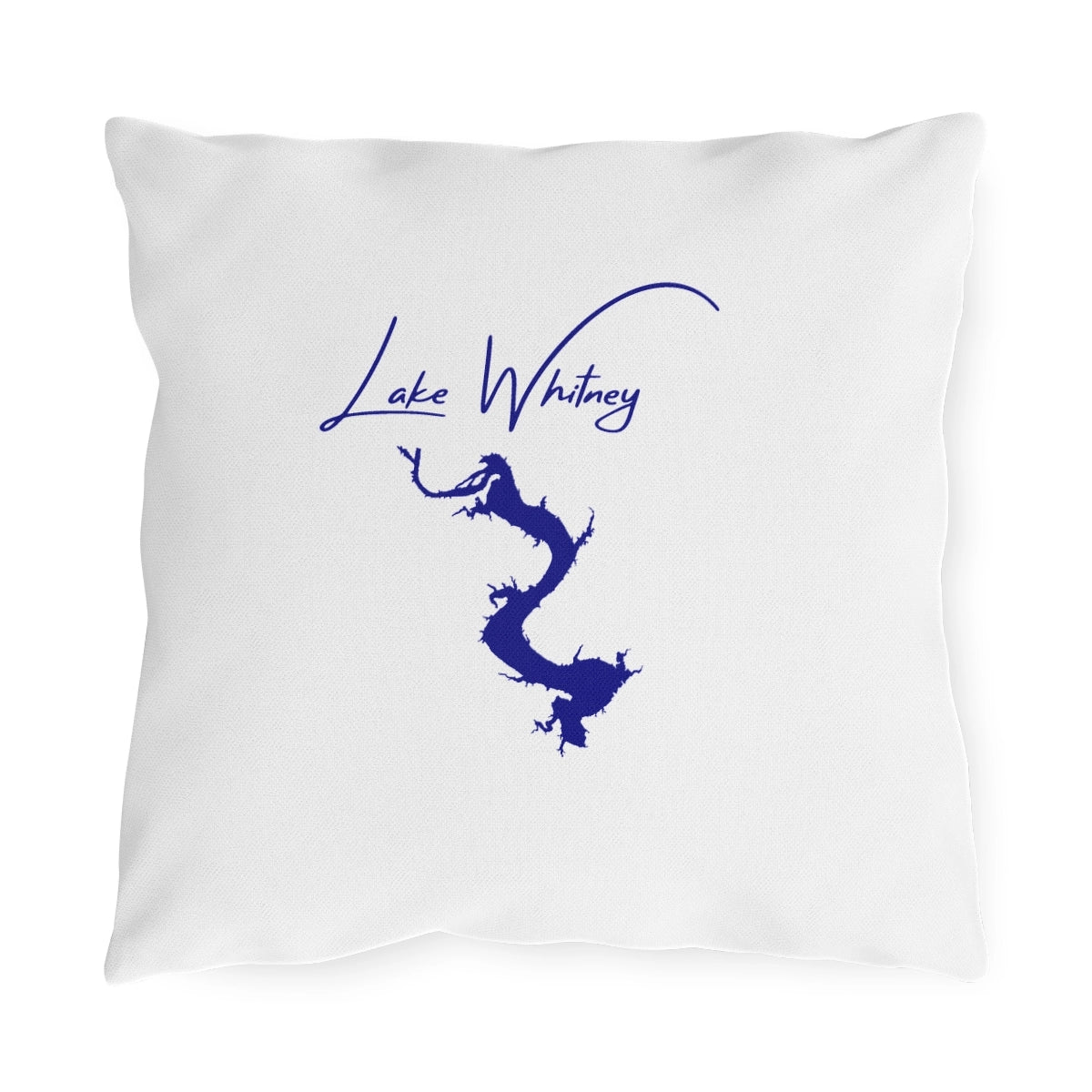 Texas  Lake  Whitney  Outdoor  Pillow  front  position  view  from  front  16  x  16.webp