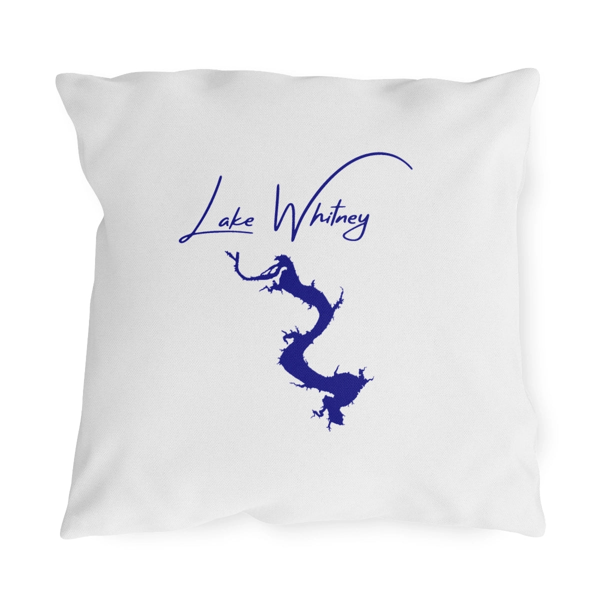 Texas  Lake  Whitney  Outdoor  Pillow  front  position  view  from  front  18  x  18.webp