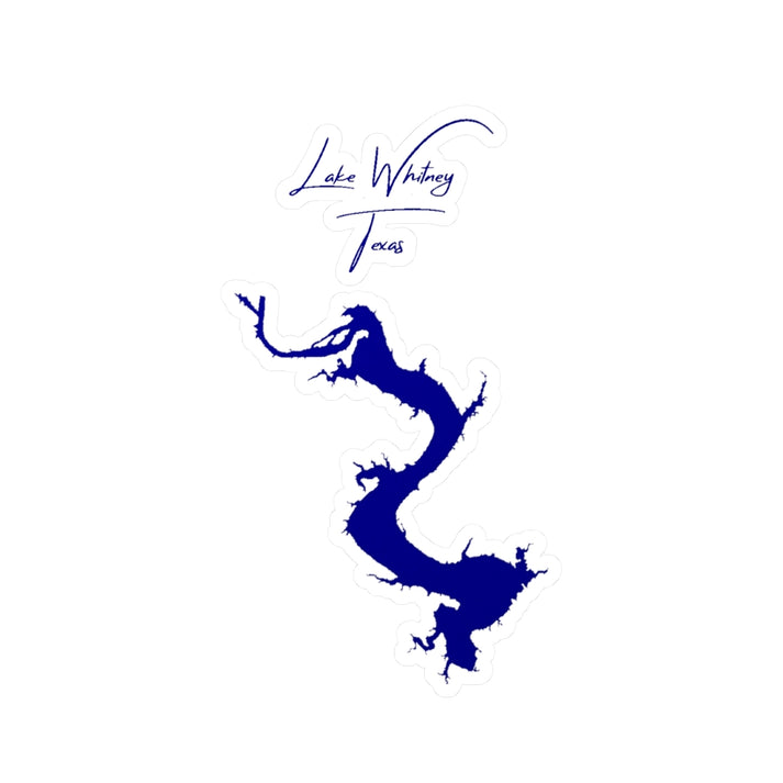 Texas  Lake  Whitney  Vinyl  Decal  other  position  view  from  front  4  x  6.webp