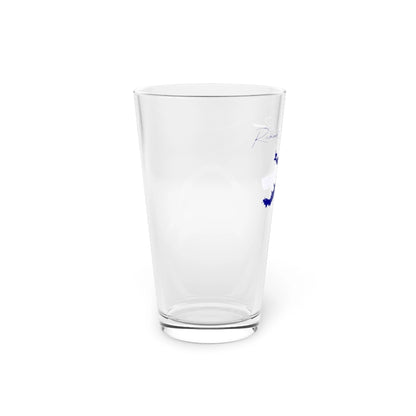 Texas  Richland-Chambers  Reservoir  16oz  Pint  Glass  front  position  view  from  left  16oz.webp