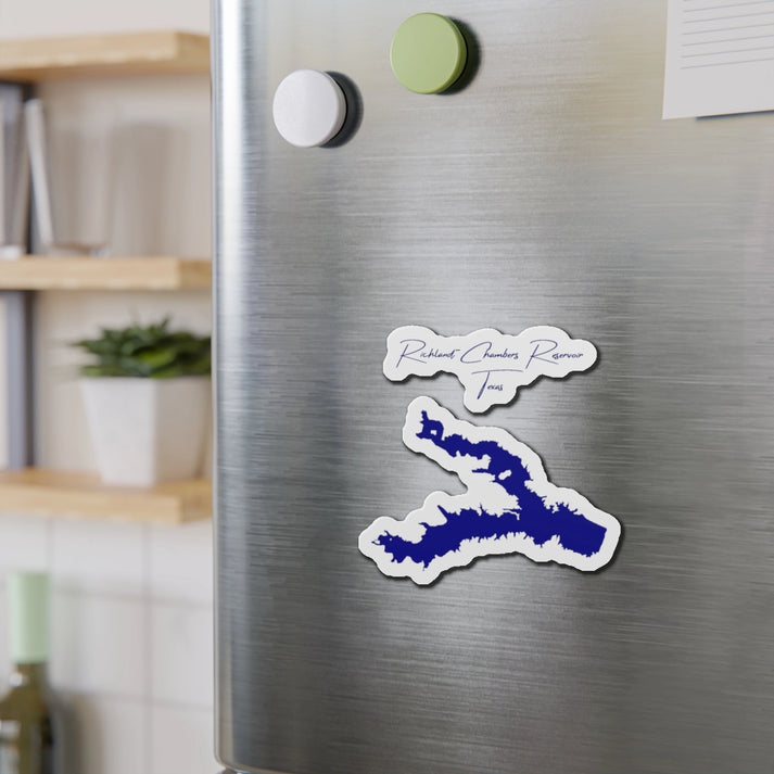 Texas  Richland-Chambers  Reservoir  Die  Cut  Magnet  front  position  view  from  context-2  4  x  4.webp