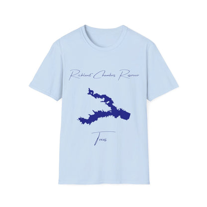 Texas  Richland-Chambers  Reservoir  T-shirt  front  position  view  from  front  light  blue.webp