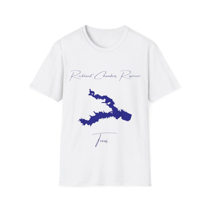 Texas  Richland-Chambers  Reservoir  T-shirt  front  position  view  from  front  white.webp