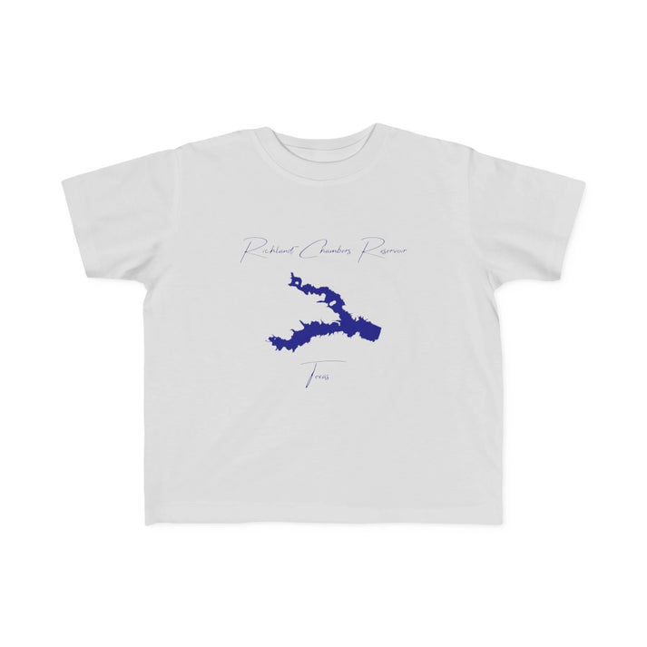 Texas  Richland-Chambers  Reservoir  Toddler  T-shirt  front  position  view  from  front  silver.webp