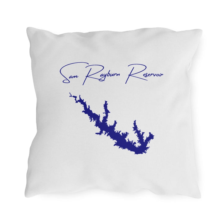 Texas  Sam  Rayburn  Reservoir  Outdoor  Pillow  back  position  view  from  back  18  x  18.webp