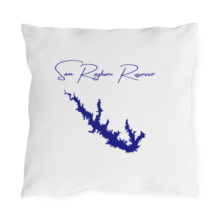 Texas  Sam  Rayburn  Reservoir  Outdoor  Pillow  front  position  view  from  front  16  x  16.webp