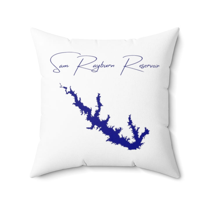 Texas  Sam  Rayburn  Reservoir  Pillow  front  position  view  from  back  20  x  20.webp