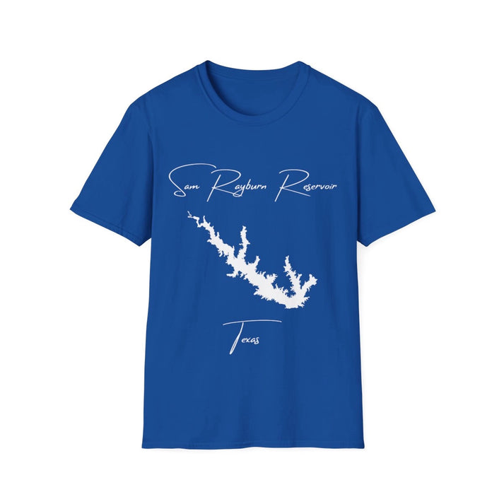 Texas  Sam  Rayburn  Reservoir  T-shirt  front  position  view  from  front  royal.webp