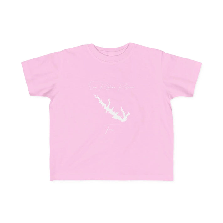 Texas  Sam  Rayburn  Reservoir  Toddler  T-shirt  front  position  view  from  front  pink.webp