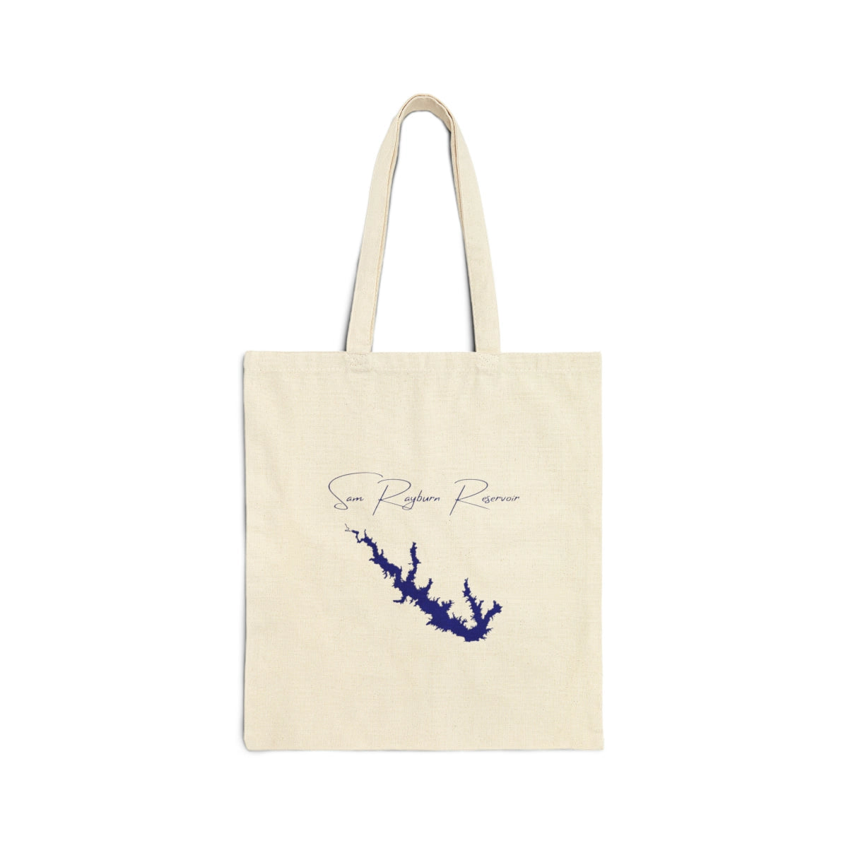 Texas  Sam  Rayburn  Reservoir  Tote  Bag  back  position  view  from  back  15  x  16.webp