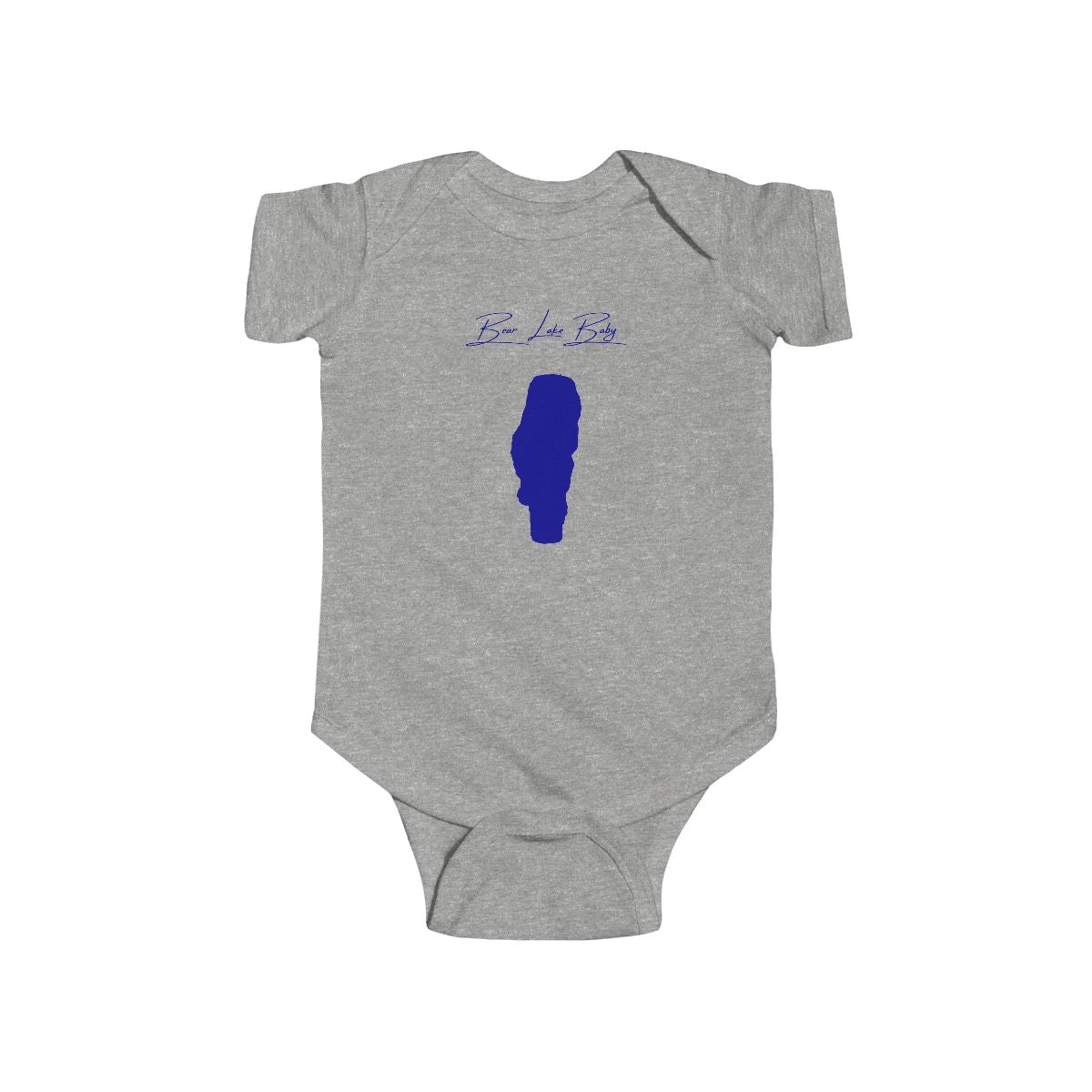 Utah  Bear  Lake  Onesie  front  position  view  from  front  heather.webp