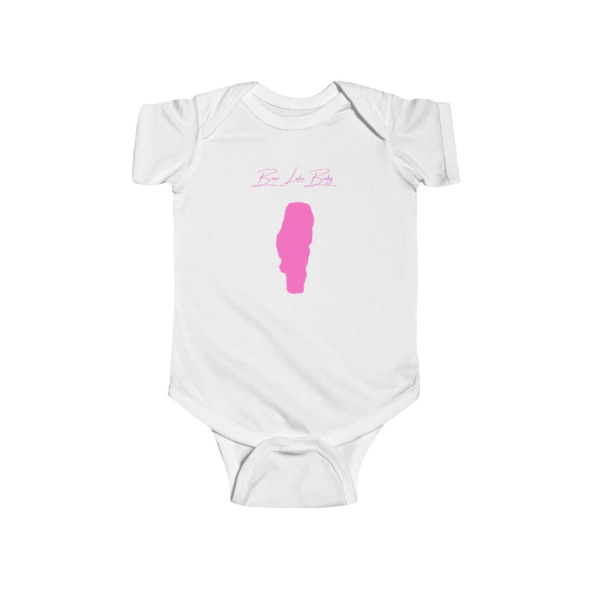 Utah  Bear  Lake  Onesie  front  position  view  from  front  white.webp