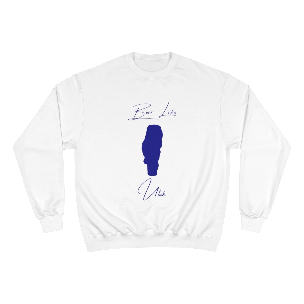 Utah  Bear  Lake  Sweatshirt  front  position  view  from  front  white.webp