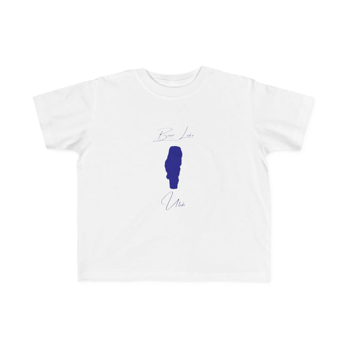 Utah  Bear  Lake  Toddler  T-shirt  front  position  view  from  front  white.webp