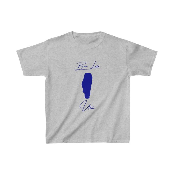 Utah  Bear  Lake  Youth  T-shirt  front  position  view  from  front  sport  grey.webp