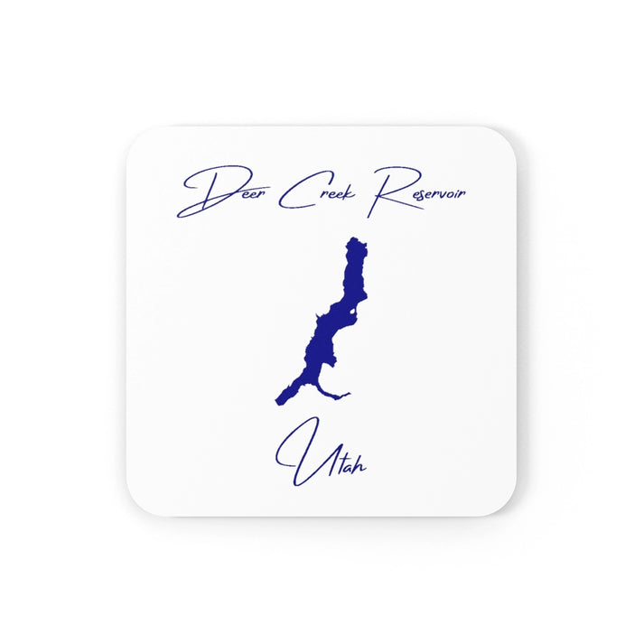 Utah  Deer  Creek  Reservoir  Coaster  Set  front  position  view  from  front  3.75  x  3.75.webp