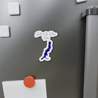 Utah  Deer  Creek  Reservoir  Die  Cut  Magnet  front  position  view  from  context-1  4  x  4.webp